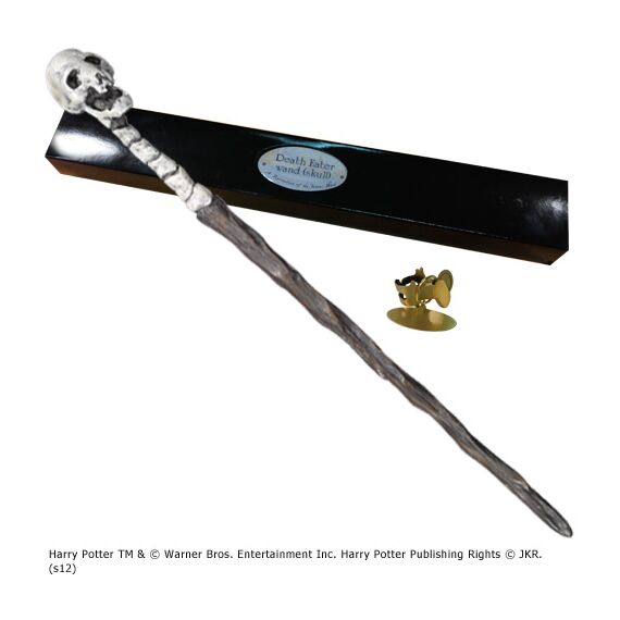 HARRY POTTER - Wand - Death Eater Skull