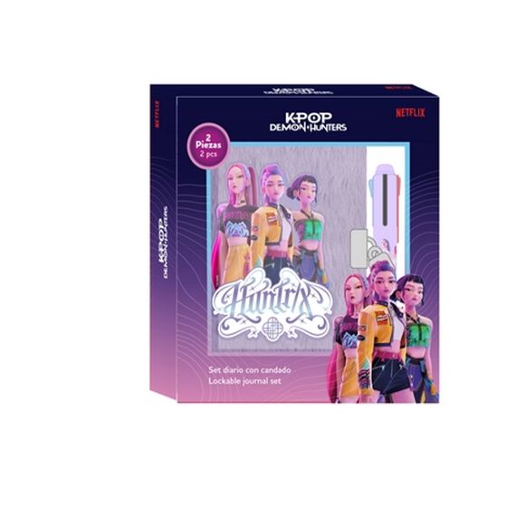 K-POP DEMON HUNTERS - Gift Box - Fur Diary + Pen