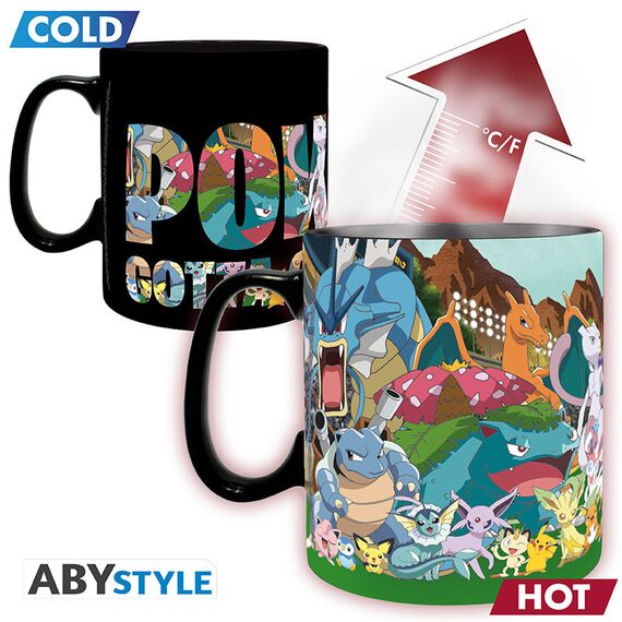 POKEMON - Catch them all - Mug Heat Change 460ml