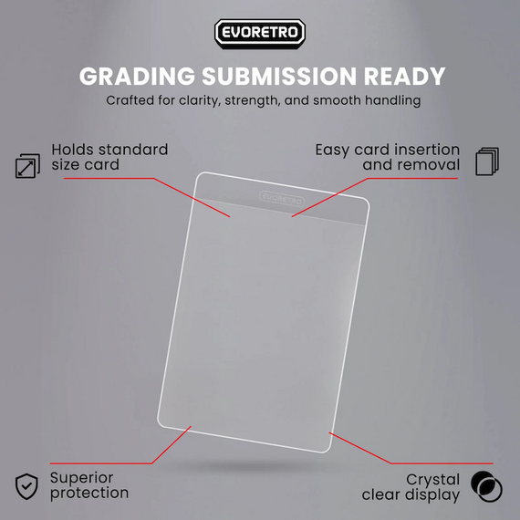 EVORETRO - Semi-Rigid Card Holders 50pc