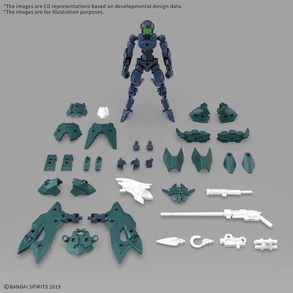 30MM - 1/144 EXM-A9p Spinatio (Pirate Type) - Model Kit