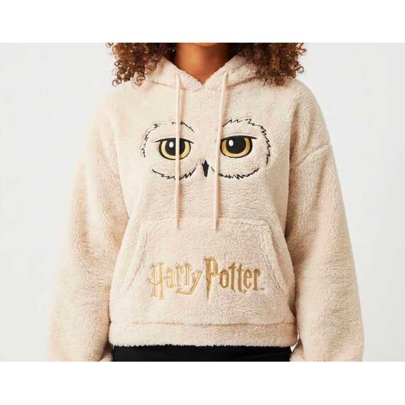 HARRY POTTER - Hedwig - Sherpa Hoodie (S)