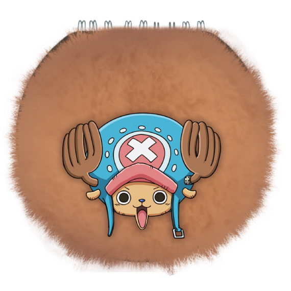 ONE PIECE - Chopper - Round Fuzzy Notebook