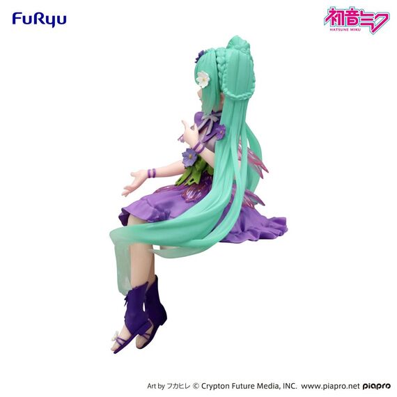 HATSUNE MIKU - Flower Fairy Cosmos Purple - Statue Noodle Stopper14cm