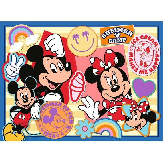 DISNEY - On the road with Mickey and Minnie - Puzzle 200P XXL