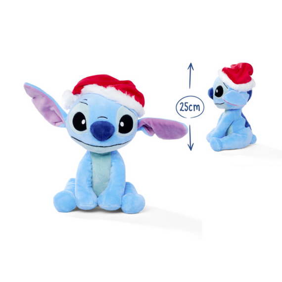 STITCH with Xmas Hat - Plush 25cm