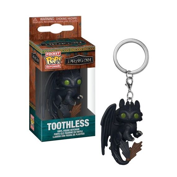 HOW TO TRAIN YOUR DRAGON LIVE ACTION - Pocket Pop Keychain - Toothless