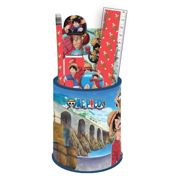 ONE PIECE - Stationery Set + Pencil Pot - 7pc.