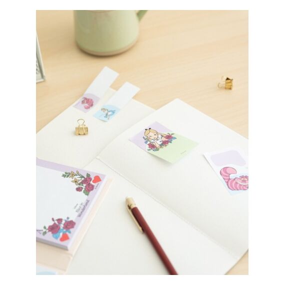 ALICE IN WONDERLAND - Sticky Notepad Set