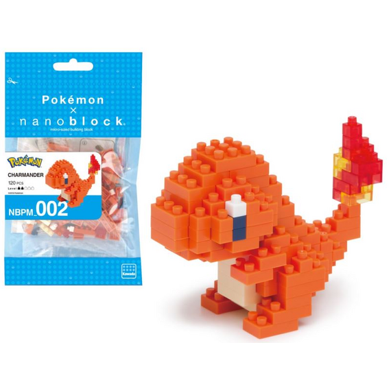 POKEMON - Charmander - Figure Nanoblock 10cm