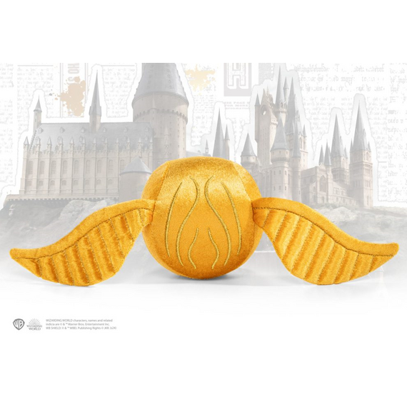 HARRY POTTER - Hogwarts's Blazon and Golden Snitch - Plush 36cm