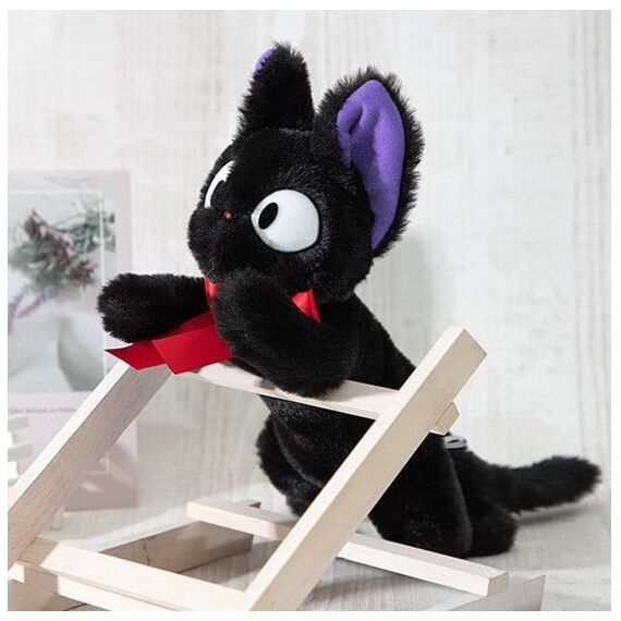 KIKI'S DELIVERY SERVICE -Lying Down Jiji - Nakayoshi Plush 20x10x46cm