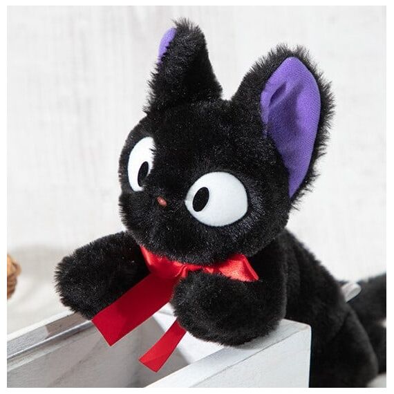 KIKI'S DELIVERY SERVICE -Lying Down Jiji - Nakayoshi Plush 20x10x46cm
