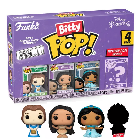 DISNEY PRINCESS - Bitty Pop 4 Pack 2.5cm - Belle