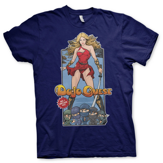 PIXELS - T-Shirt Dojo Quest Navy - MEN (S)