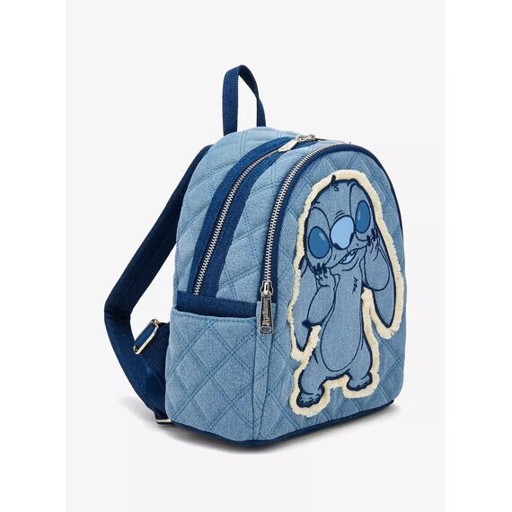 DISNEY - Stitch "Denim" - Mini Backpack Loungefly 'Exclusive'