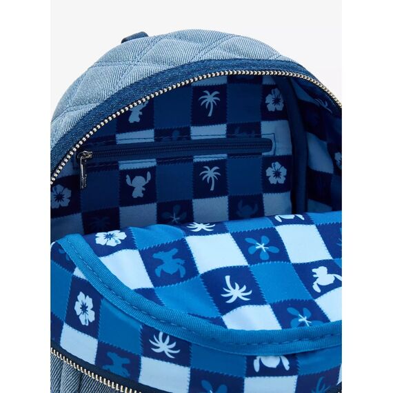 DISNEY - Stitch "Denim" - Mini Backpack Loungefly 'Exclusive'