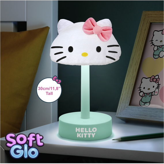 HELLO KITTY - 'SoftGlo' Fluffy Décorative Lamp