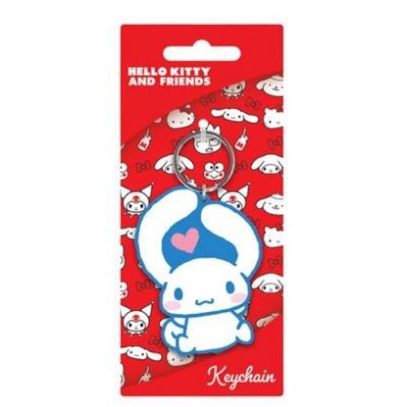 CINNAMOROLL - Blue - Rubber Keychain