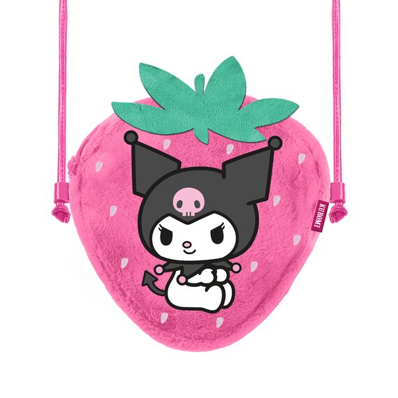 KUROMI - Strawberry - Mini Fur Shoulder Bag '20x15x6cm'
