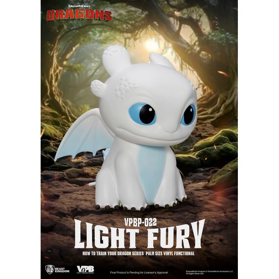 HOW TO TRAIN YOUR DRAGON - Light Fury - Bank Vinyl Figure 12cm