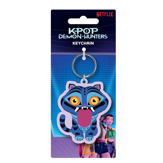 K-POP DEMON HUNTER - Derpy with tongue sticking out - PVC Keychain