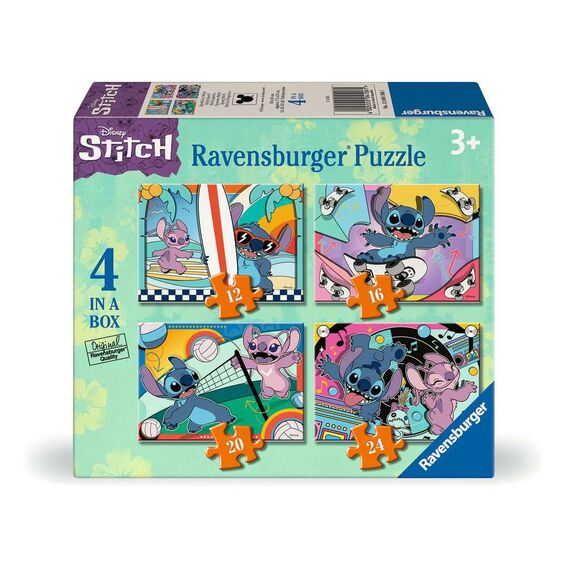 LILO & STITCH - 4 Puzzle 12/16/20/24P - Stitch & Angel