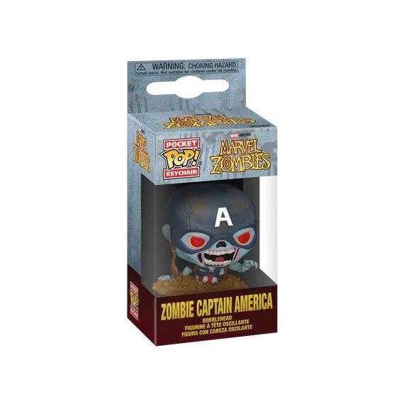 MARVEL ZOMBIES - Pocket Pop Keychain - Zombie Captain America