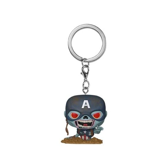 MARVEL ZOMBIES - Pocket Pop Keychain - Zombie Captain America