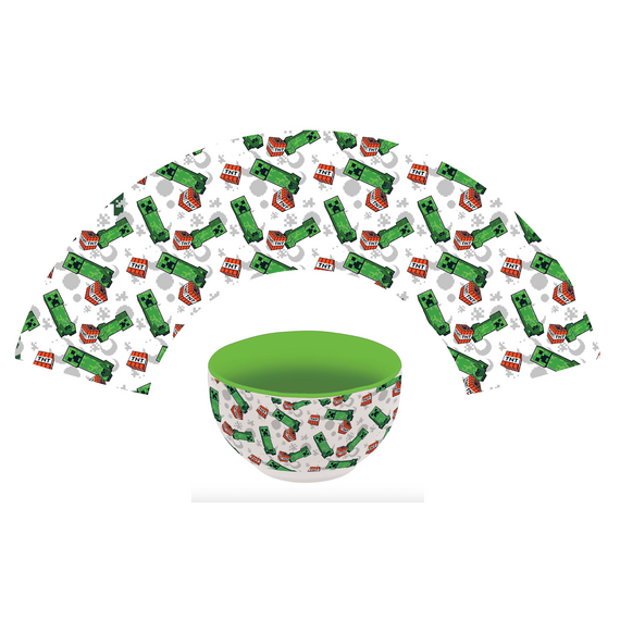 MINECRAFT - Survival Mode - Ceramic Bowl in Gift Box - 600ml