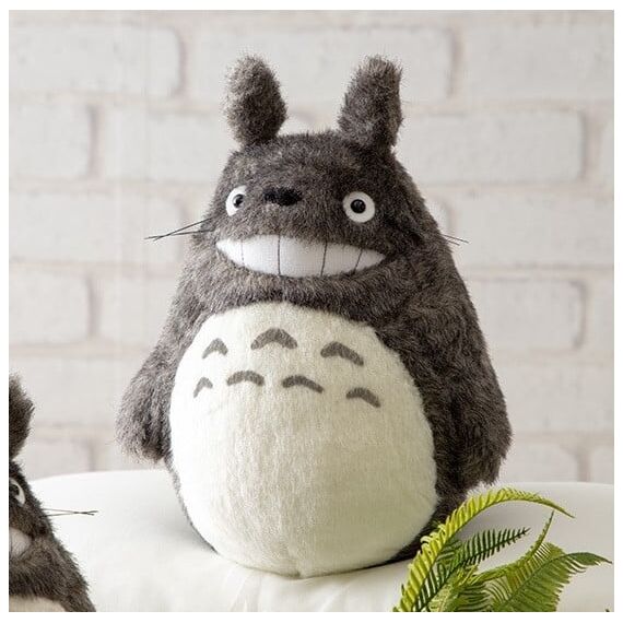 MY NEIGHBOUR TOTORO - Grey Totoro Smiling - Acrylic Plush M