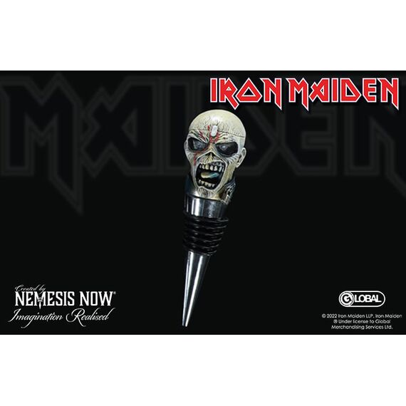 IRON MAIDEN - Piece Of Mind -- Bottle Stopper 10cm