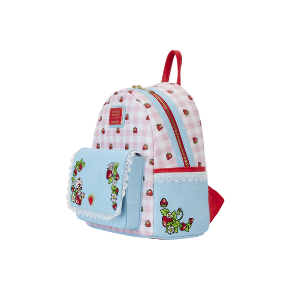 STRAWBERRY SHORTCAKE - Denim - Mini Backpack LoungeFly
