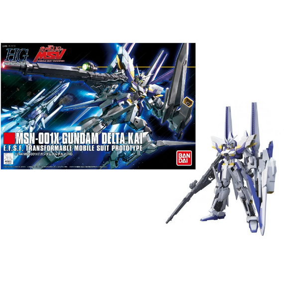 GUNDAM - HGUC 1/144 MSN-001X Delta Kai Gundam - Model Kit