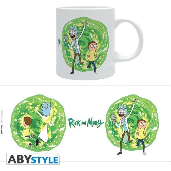 RICK & MORTY - Mug 320 ml - Portal - Subli