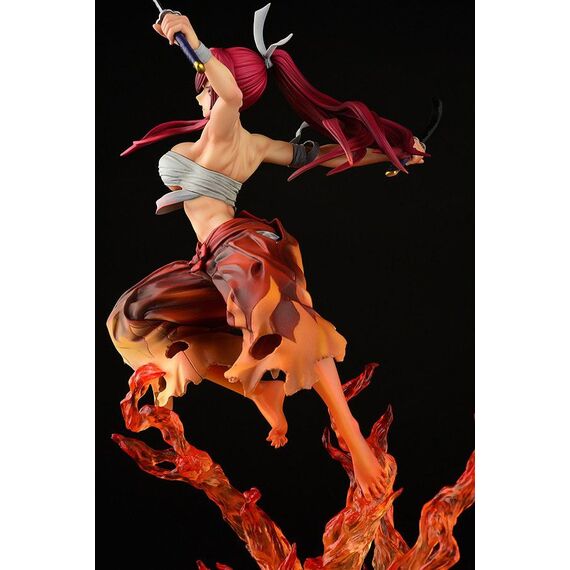 FAIRY TAIL - Erza Scarlet Samurai Ver. Kurenai - Statue OrcaToys 43cm