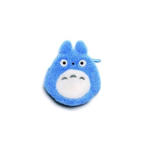 STUDIO GHIBLI - Coin Purse Totoro Plush Blue - 12 cm