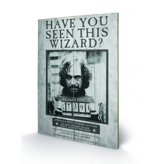 HARRY POTTER - Printing on wood 40X59 - Sirius Wanted