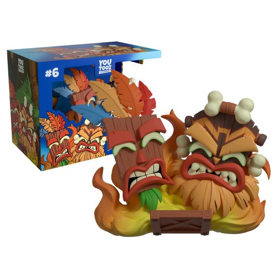 CRASH BANDICOOT - Aku Aku & Uka Uka - Figure Youtooz 9cm