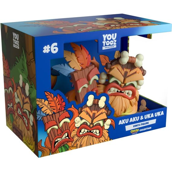 CRASH BANDICOOT - Aku Aku & Uka Uka - Figure Youtooz 9cm