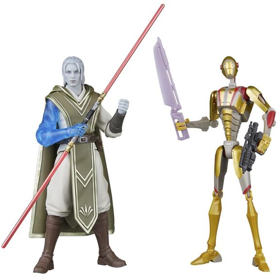 STAR WARS JEDI SURVIVOR - Dagan Gera & BX Droid - Black Series 15cm