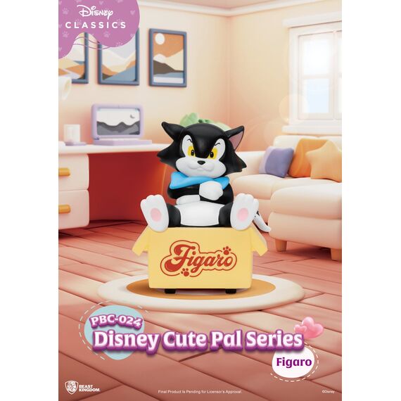 DISNEY - Cute Pal Pull Black Car - Set 6 Fig. Blind Box 5cm