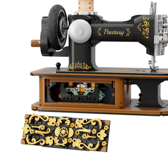 PANTASY - Hand Crank Sewing Machine - Building block 1152 pcs