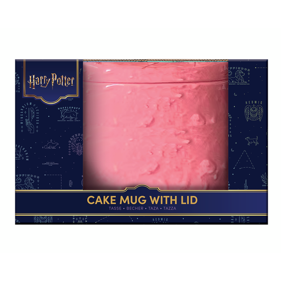 HARRY POTTER - Happee Birthdae - Cake Shaped Mug with Lid