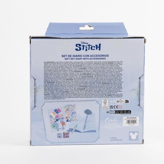 STITCH - Stationery Set - Diary + accessories 6pc.