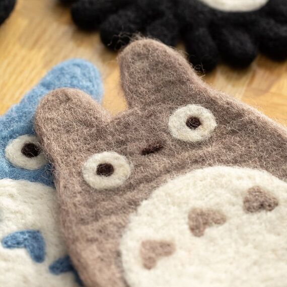 MY NEIGHBOR TOTORO - Totoro - Handmade Coasters 13x12x0.8cm