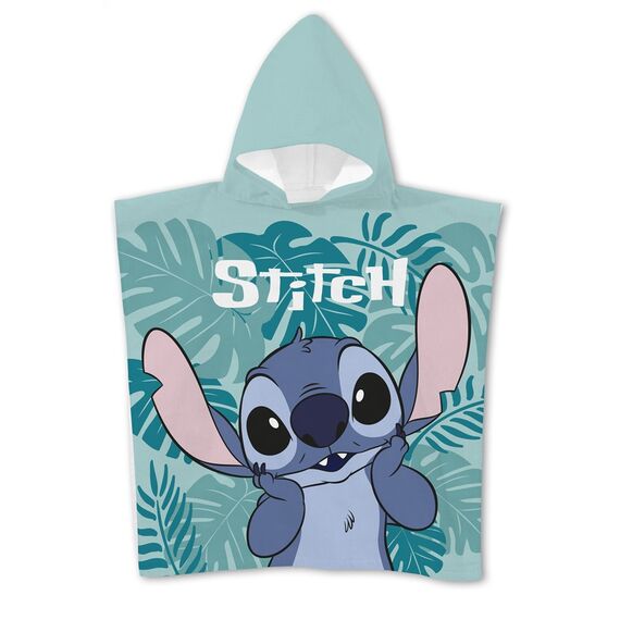 DISNEY - Stitch "Leaves" - Poncho 55x110cm