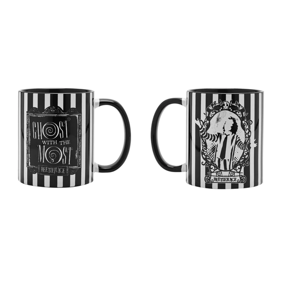 BEETLEJUICE - Black&White - Inner Colored Mug
