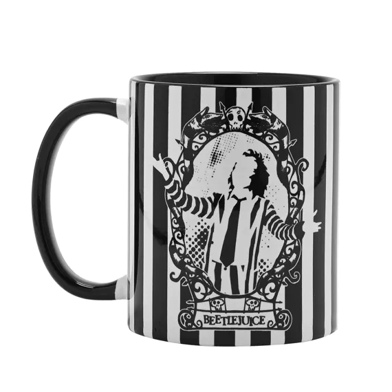 BEETLEJUICE - Black&White - Inner Colored Mug