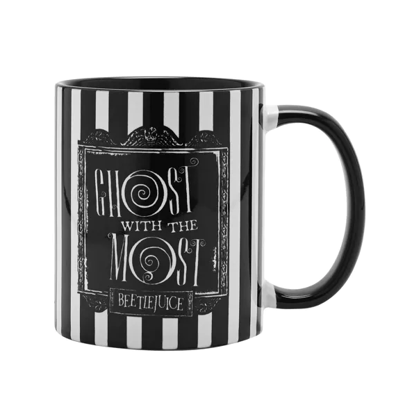 BEETLEJUICE - Black&White - Inner Colored Mug